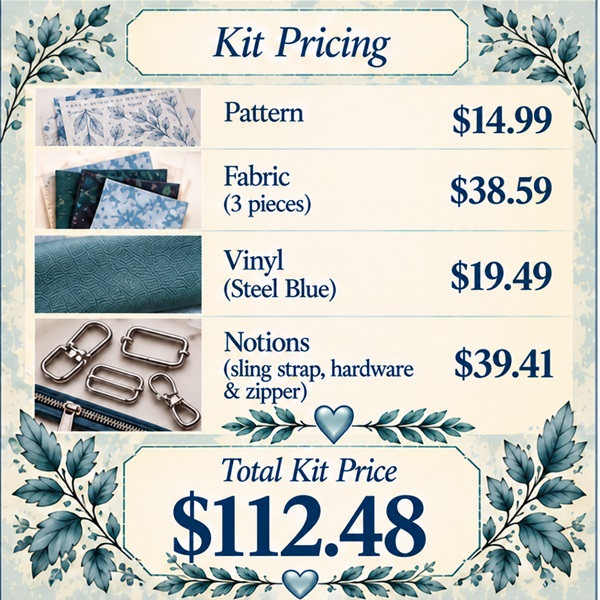 Aspen Cross Body Bag kit by Rumpled Quilt Skins