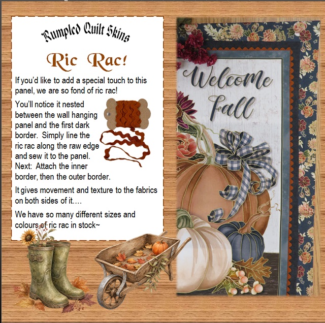 Welcome Fall kit by Rumpled Quilt Skins
