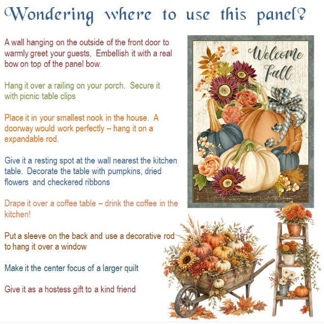 Welcome Fall kit by Rumpled Quilt Skins