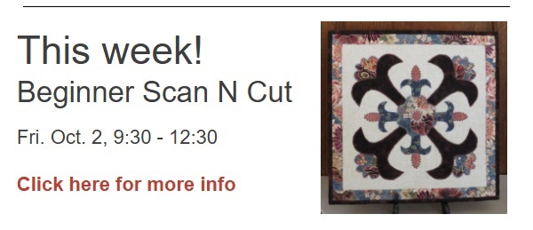 Beginner Scan N Cut